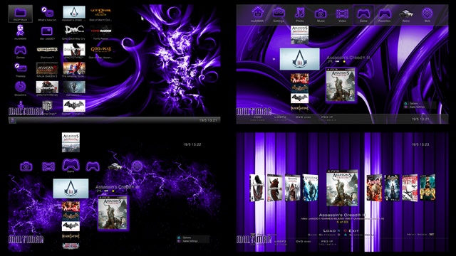 Abstract Violet Theme preview